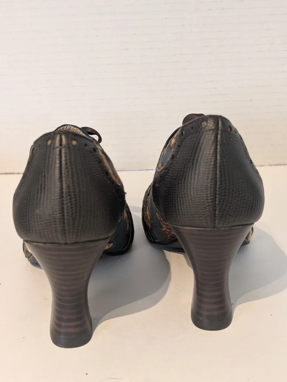 Ruby Shoo Sz.5 Daisy Retro Brogue Style Heels